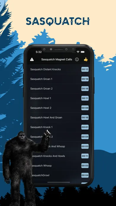 Sasquatch Hunting Calls Screenshots