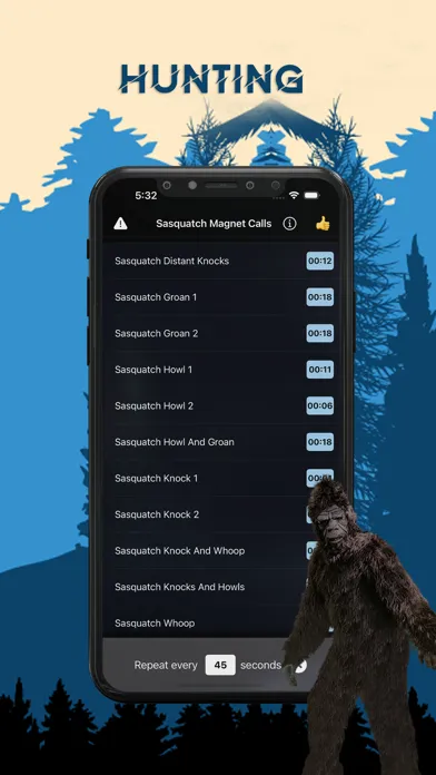 Sasquatch Hunting Calls Screenshots