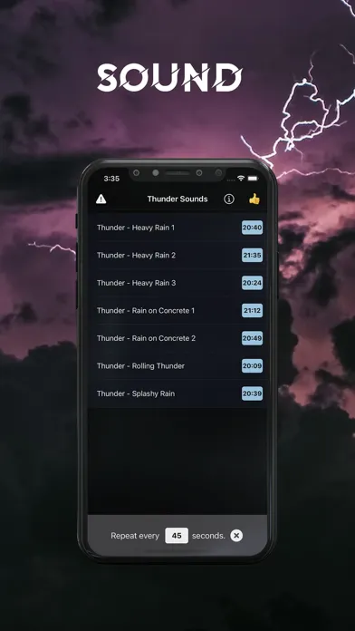 Thunder Sounds For Sleeping Screenshots