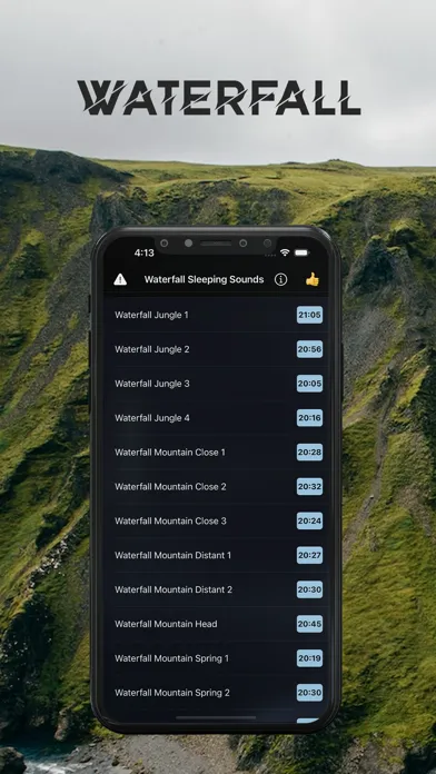 تصاویر Waterfall Sounds for Sleeping