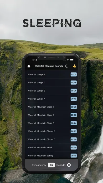 تصاویر Waterfall Sounds for Sleeping