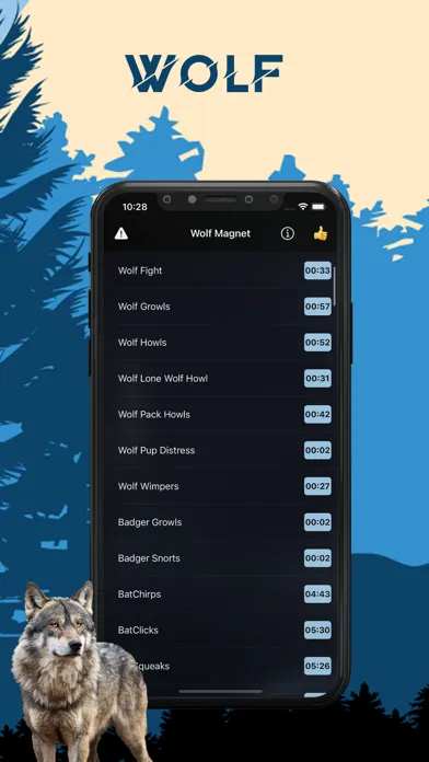 Capturas de pantalla de Wolf Magnet - Wolf Sounds