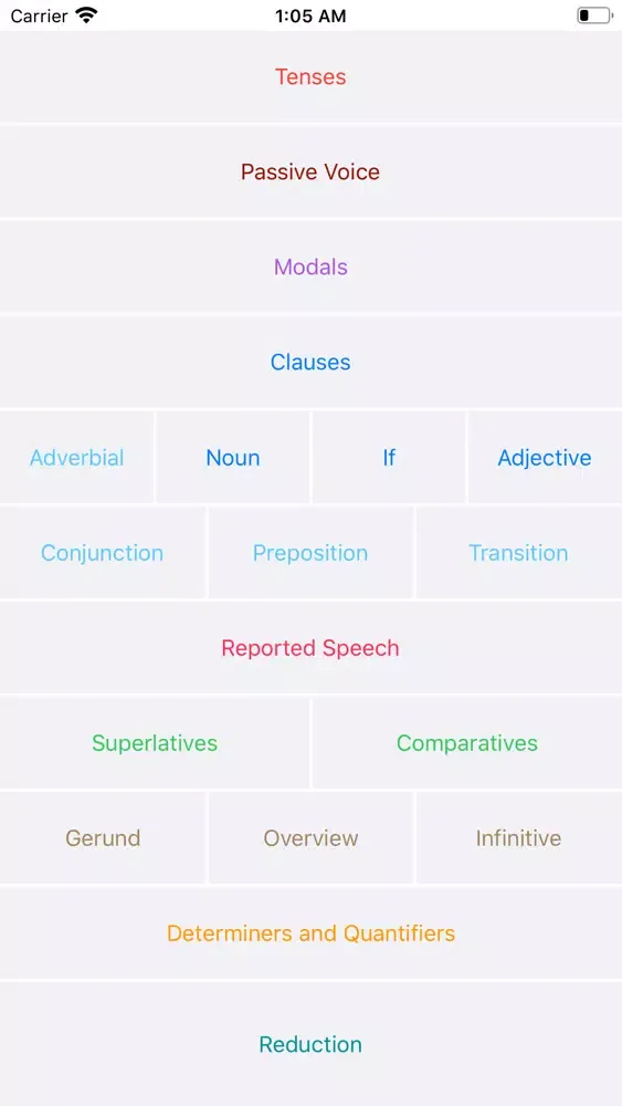 Basic and Advanced Grammar سکرین شاٹس