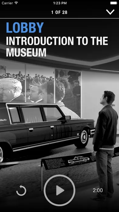 Capturas de pantalla de Boris Yeltsin Presidential Center Audio Guide
