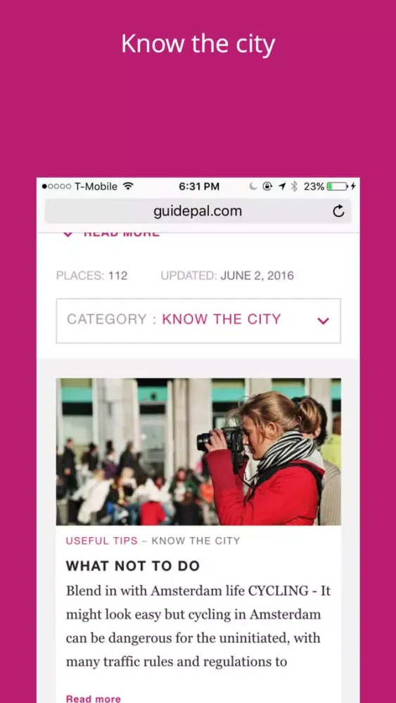 Скриншоты Amsterdam City Travel Guide - GuidePal