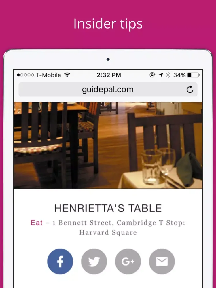 Capturas de pantalla de Boston City Travel Guide - GuidePal iPad 