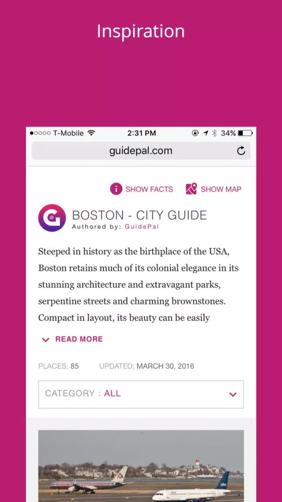 Capturas de pantalla de Boston City Travel Guide - GuidePal