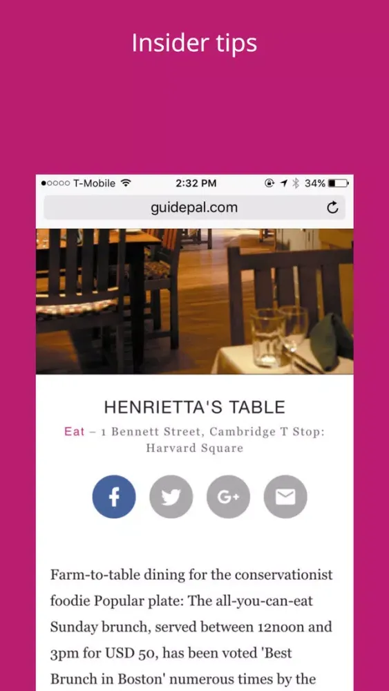 Capturas de pantalla de Boston City Travel Guide - GuidePal