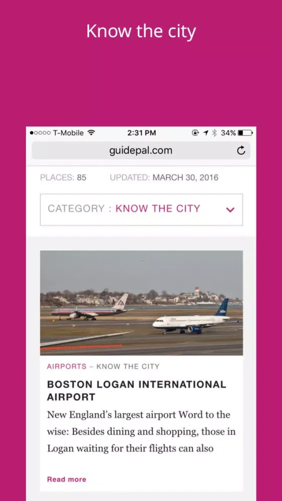 Capturas de pantalla de Boston City Travel Guide - GuidePal