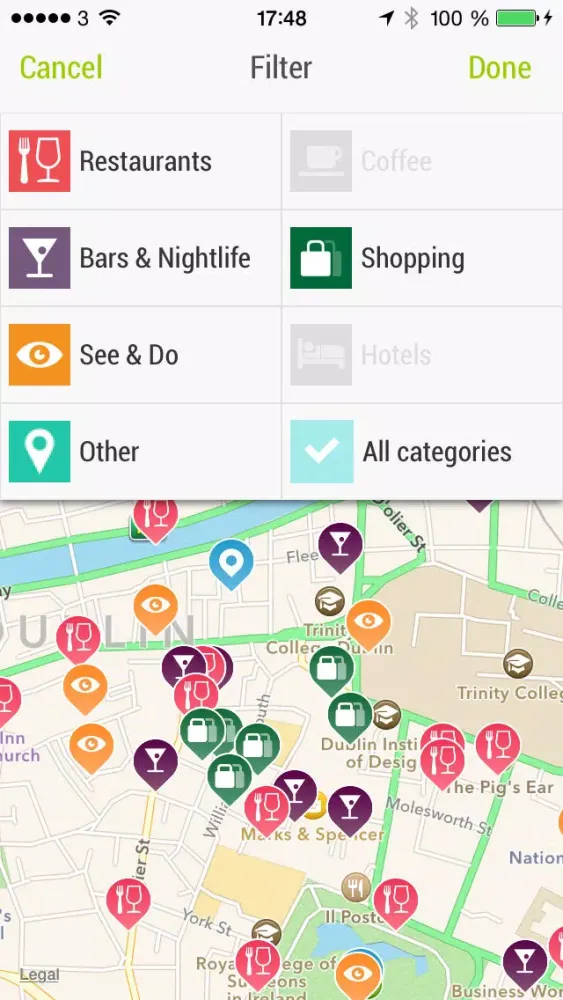 Dublin City Travel Guide - GuidePal Screenshots