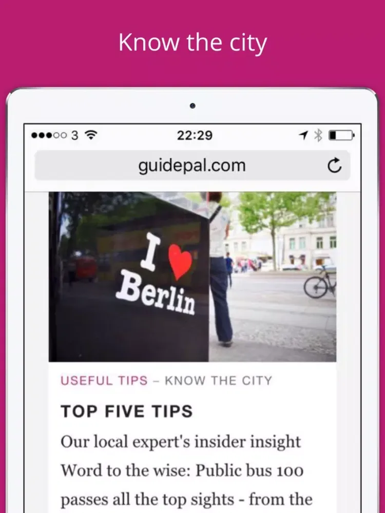 Los Angeles City Travel Guide - GuidePal iPad 应用截图
