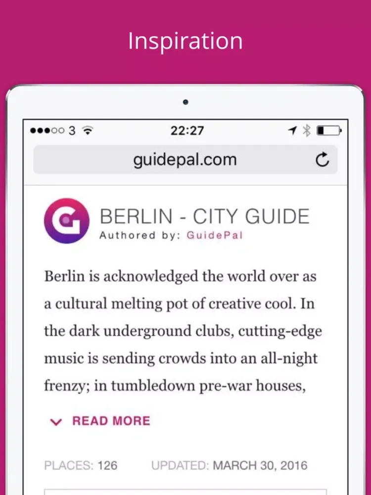 Los Angeles City Travel Guide - GuidePal iPad 应用截图