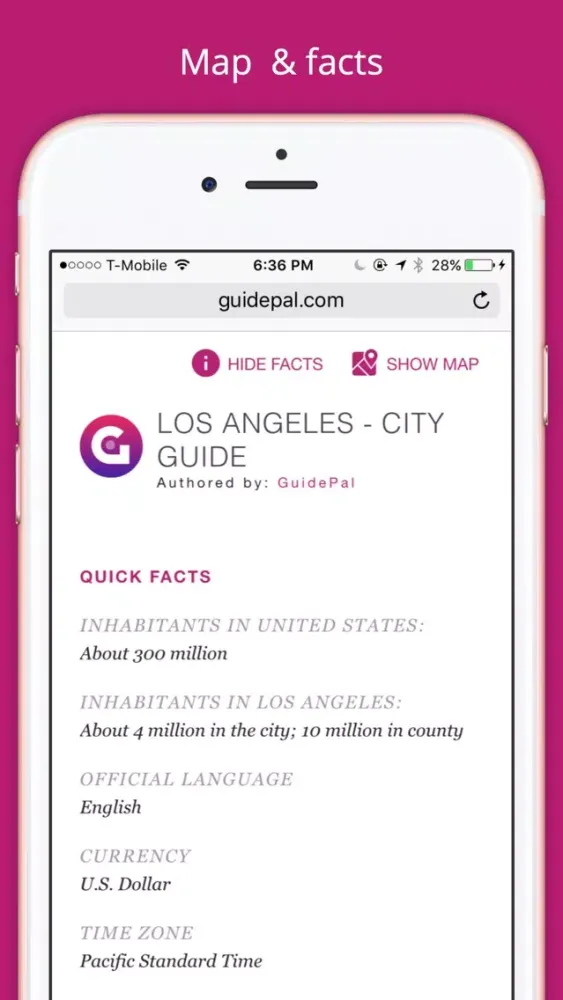 Los Angeles City Travel Guide - GuidePal应用截图