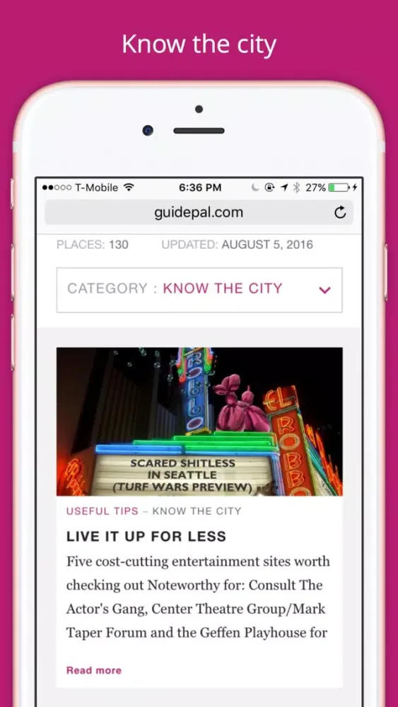 Los Angeles City Travel Guide - GuidePal应用截图
