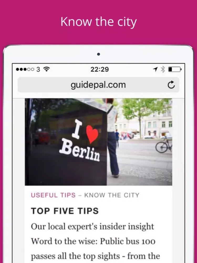 تصاویر Paris City Travel Guide - GuidePal iPad 