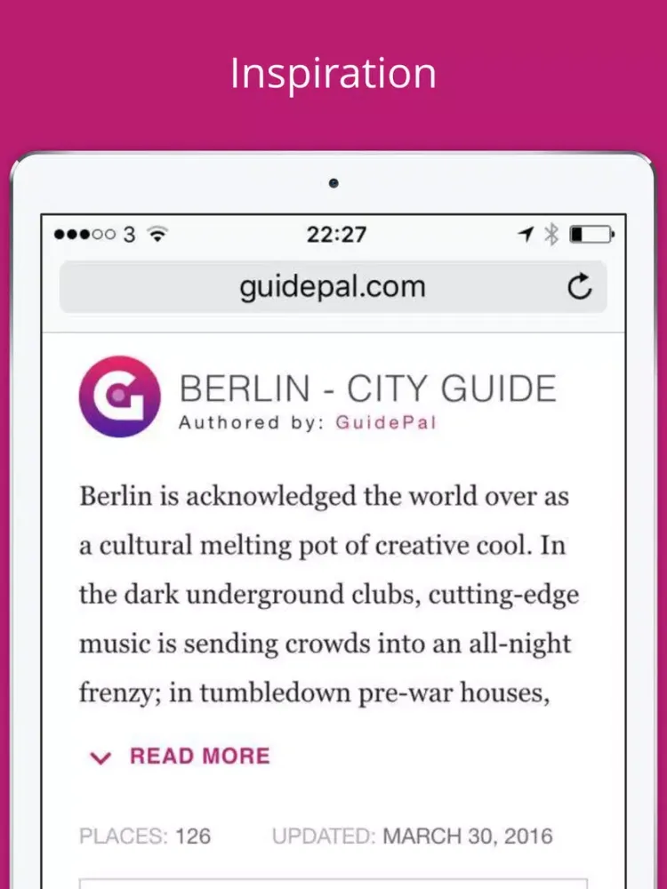 تصاویر Paris City Travel Guide - GuidePal iPad 