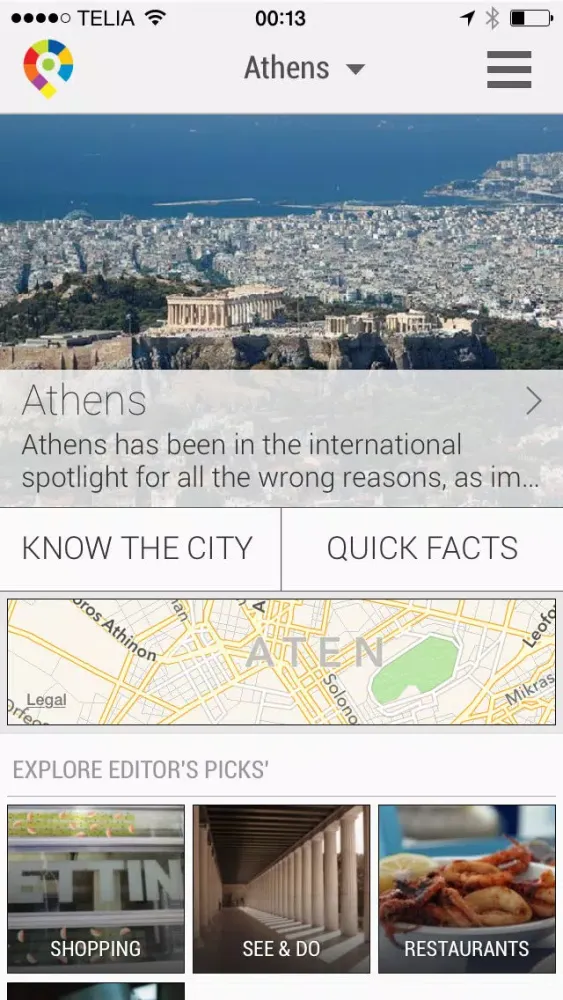 Скриншоты Athens City Travel Guide - GuidePal
