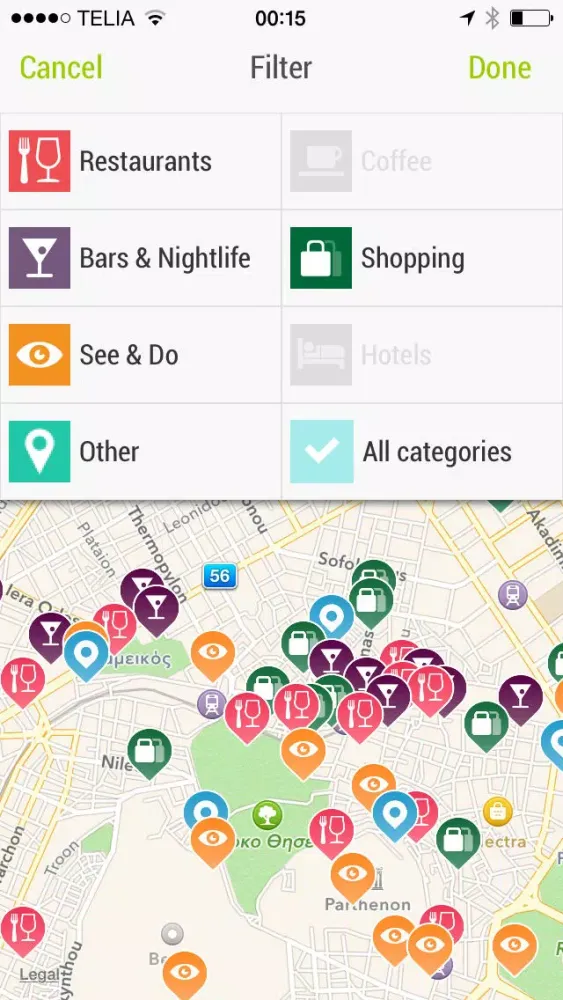 Скриншоты Athens City Travel Guide - GuidePal