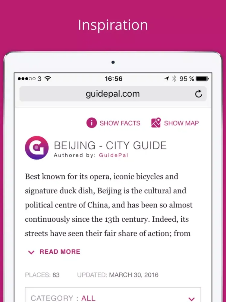 صور Beijing City Travel Guide - GuidePal iPad 