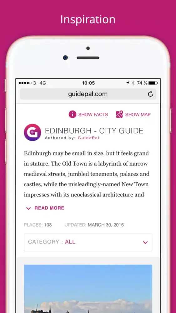 Ảnh chụp màn hình của Edinburgh City Travel Guide - GuidePal