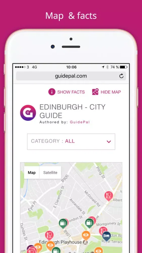 Ảnh chụp màn hình của Edinburgh City Travel Guide - GuidePal