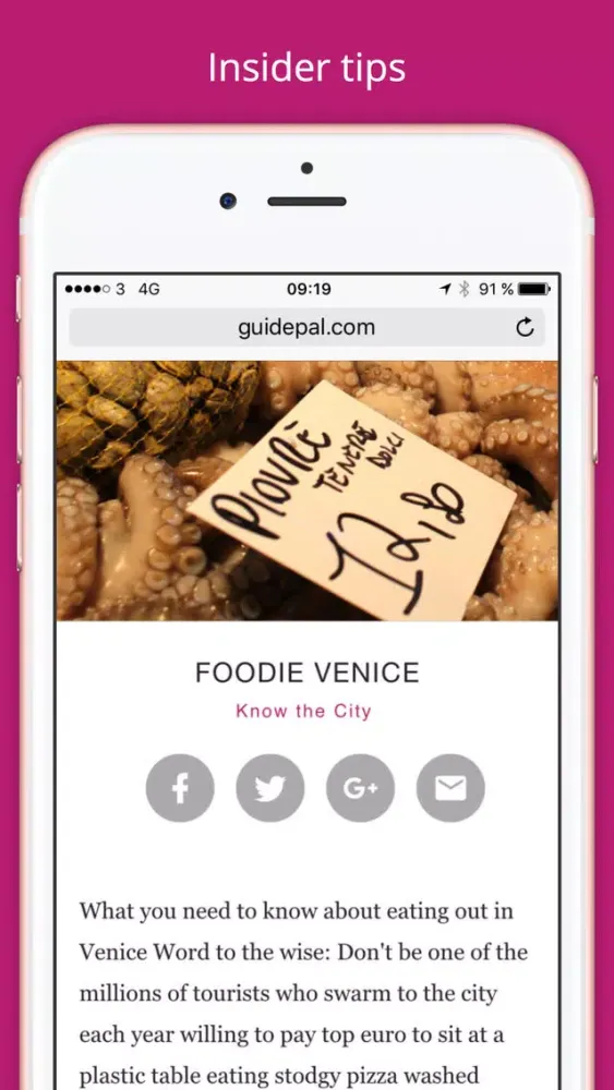 Venice City Travel Guide - GuidePal Screenshots