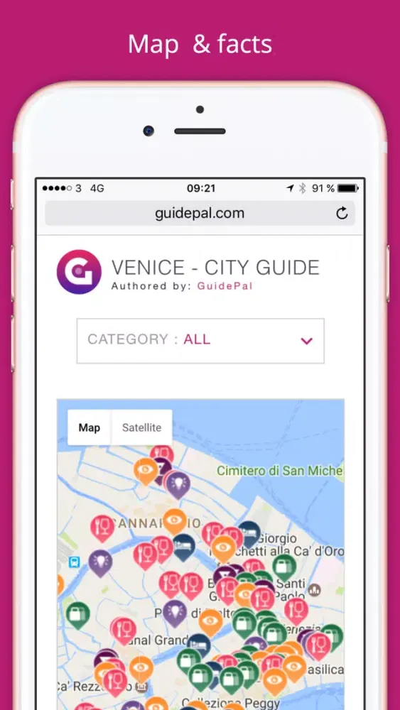 Venice City Travel Guide - GuidePal Screenshots