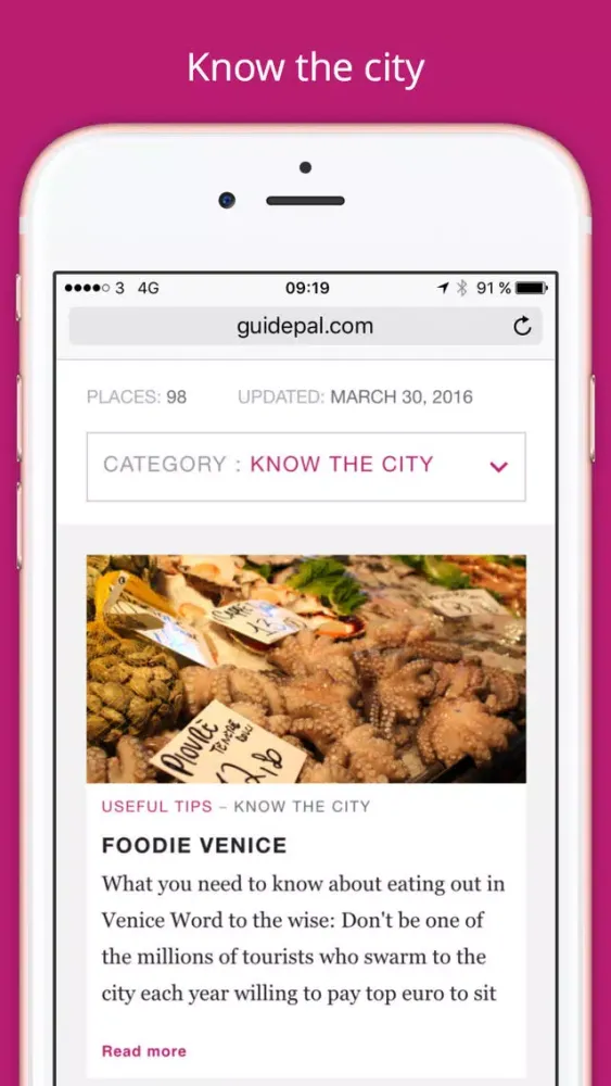 Venice City Travel Guide - GuidePal Screenshots