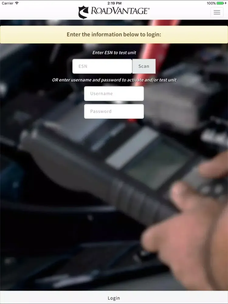 Captures d'écran de RoadVantage Dealer iPad 
