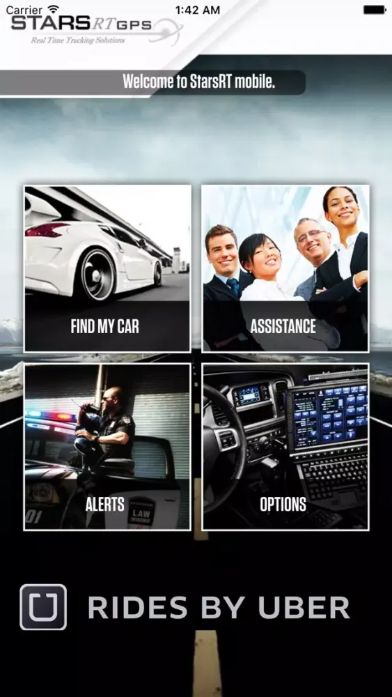 ภาพหน้าจอของ StarsRT Vehicle Locator