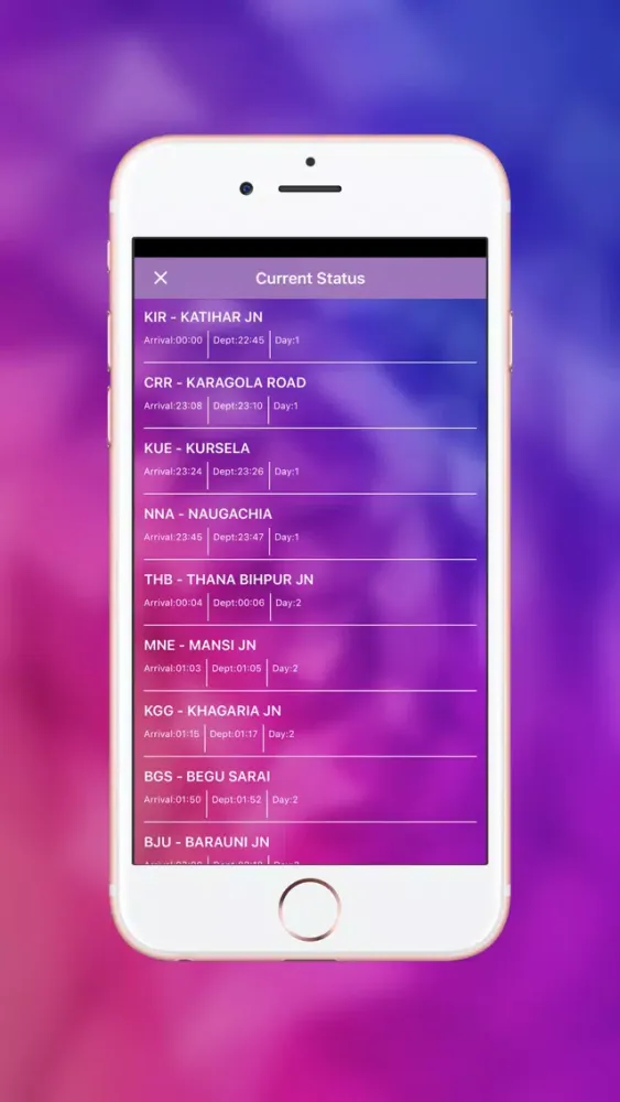 Capturas de tela do Railway Guide For India