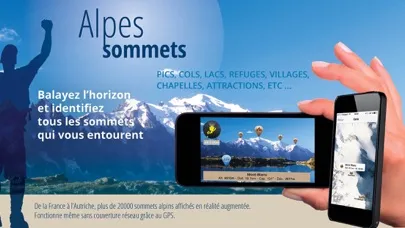 Tangkapan skrin Alps Peaks AR