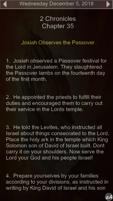 Capturas de pantalla de Yearly Bible Reading Calendar