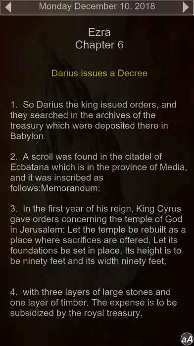 Capturas de pantalla de Yearly Bible Reading Calendar
