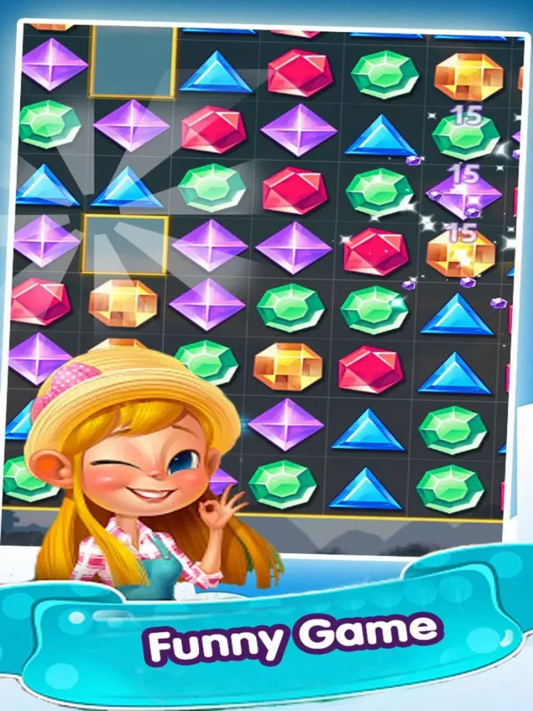Ảnh chụp màn hình của Crazy Jewel Quest Hunter iPad 