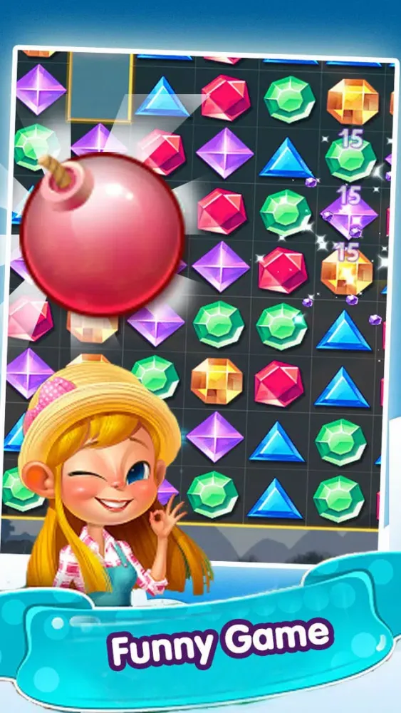 Ảnh chụp màn hình của Crazy Jewel Quest Hunter