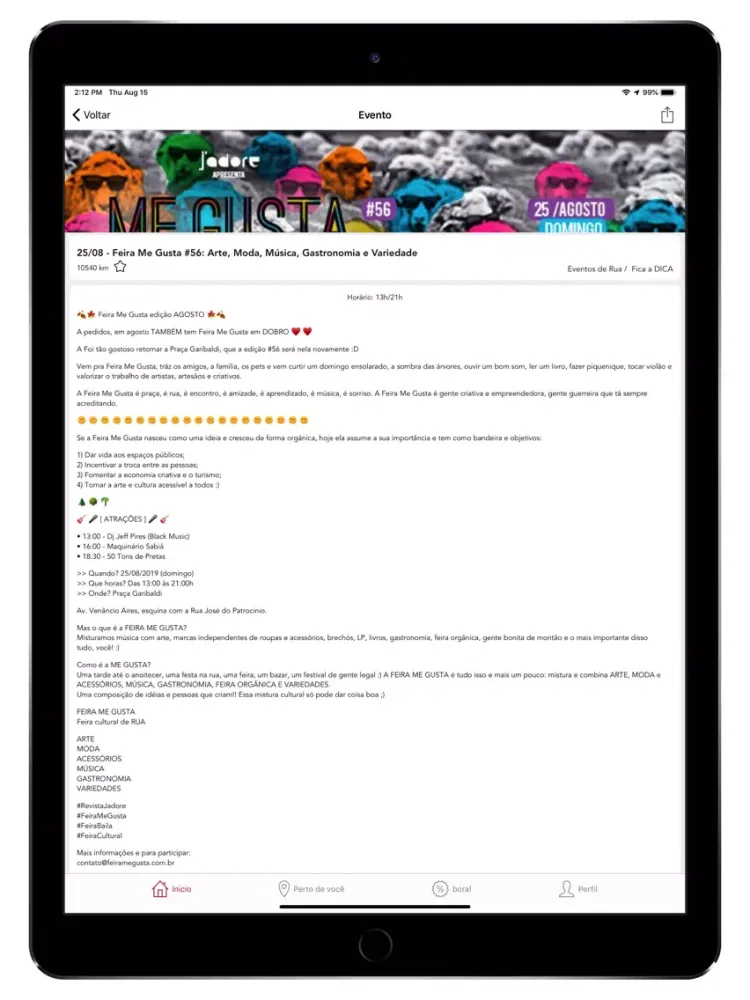 Poa na Rua iPad 应用截图