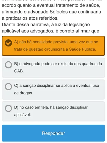 Captures d'écran de Questões OAB iPad 