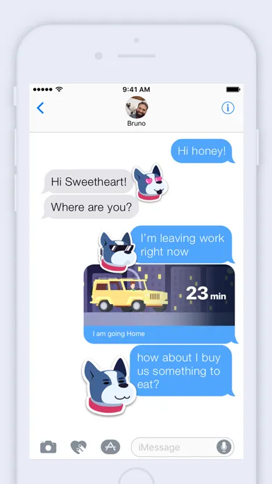 ภาพหน้าจอของ Echo Stickers Pack