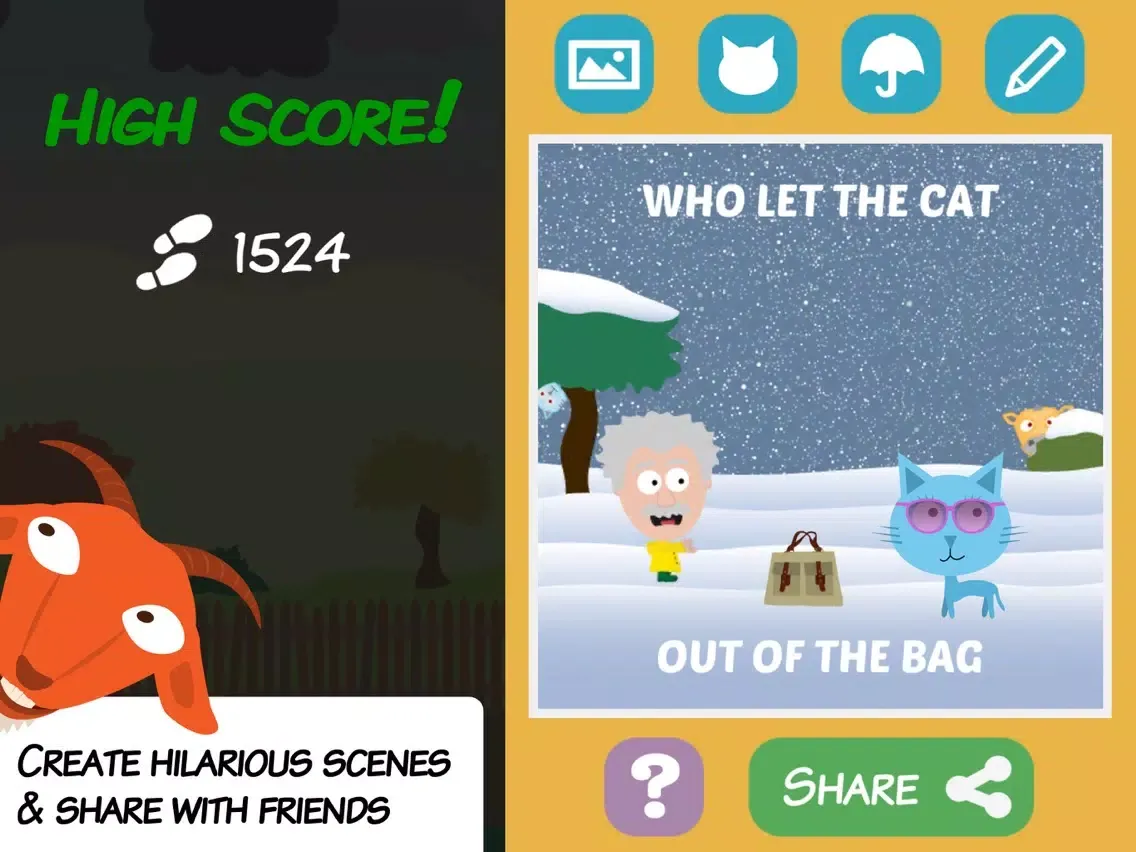 Скриншоты Rainimals - Endless Animal Dodging Journey iPad 