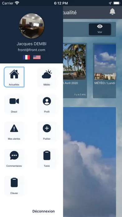 Screenshot di La Météo de Riad