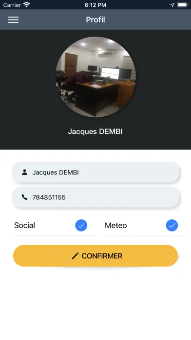 Screenshot di La Météo de Riad