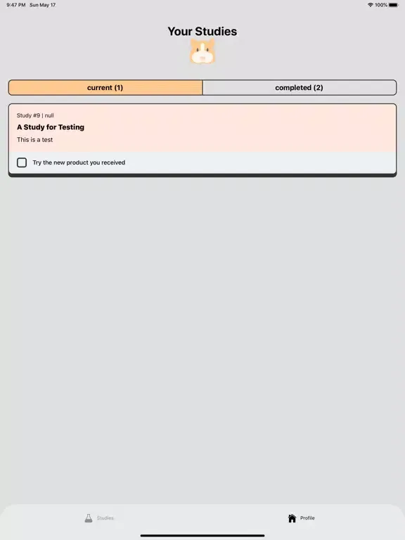 Tangkapan skrin Guinea Pig App iPad 