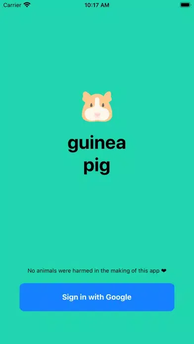 Tangkapan skrin Guinea Pig App