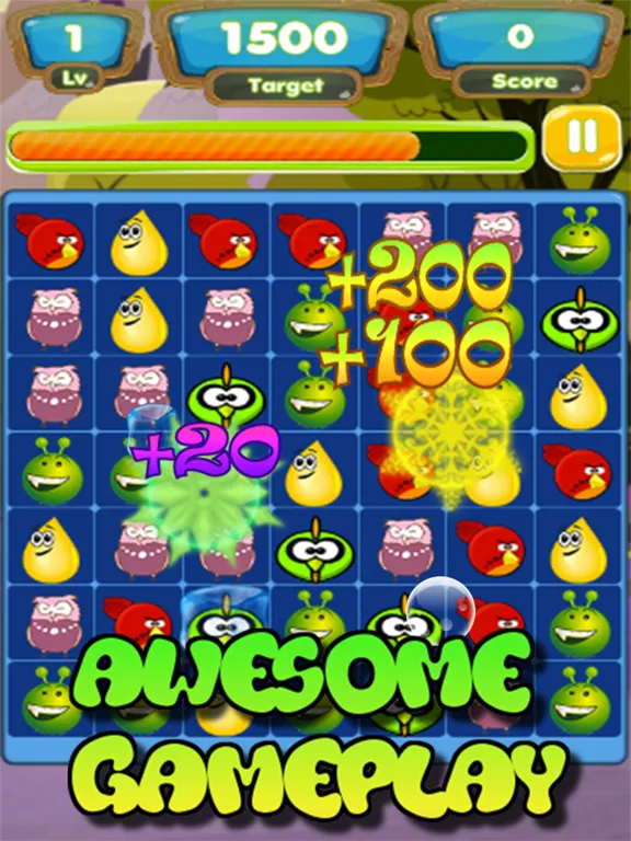 صور Furious Birds Match Puzzle iPad 