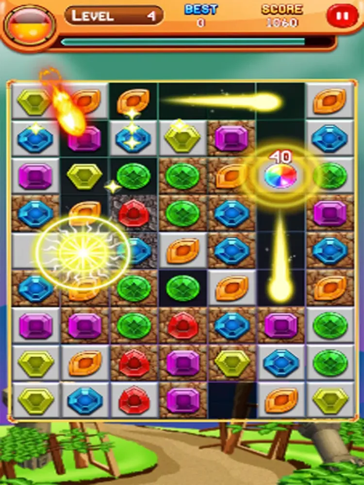 Screenshot di Super Jewel Mania Pro iPad 