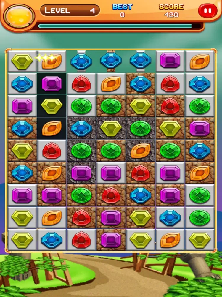 Screenshot di Super Jewel Mania Pro iPad 
