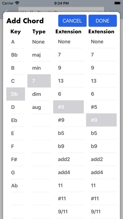 Song Compose and Transpose Screenshots
