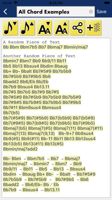 Song Compose and Transpose Screenshots