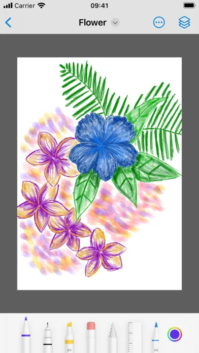 Screenshot di Drawings